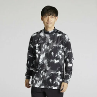 PUMA メンズ ゴルフ PC スプラッシュ AOP 長袖 モックネック シャツ プーマ トップス カットソー・Tシャツ ブラック【送料無料】