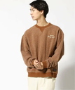 GUESS Originals GUESS Originals スウェット(M)Fleece Crewneck ゲス トップス スウェット・トレーナー ブラウン グレー【送料無料】