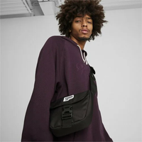 【SALE／30%OFF】PUMA ユニセックス DOWNTOWN ミニ MESSENGER ウェストバッグ プーマ バッグ ショルダーバッグ ブラック