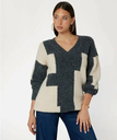 GUESS GUESS ニット セーター(W)Panama Intarsia Sweater ゲス トップス ニット グレー ベージュ【送料無料】