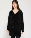 GUESS GUESS ニット セーター(W)Talia Chenille Sweater ゲス トップス ニット ブラック ホワイト【送料無料】