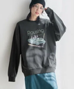 【SALE／20%OFF】LOWRYS FARM 【UNISEX】カコウバンドウラケクルー ローリーズファーム トップス スウェット・トレーナー【送料無料】