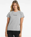 GUESS JEANS GUESS JEANS 半袖 Tシャツ(W)Yd Striped Tee ゲス トップス カットソー・Tシャツ グレー ピンク【送料無料】