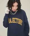 eL Vintage Logo Sweat ジーナシス トップス スウェット・トレーナー ネイビー グレー【送料無料】