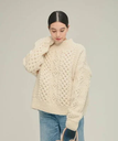 eL Nepal Hand Knit Pullover ジーナシス トップス ニット ホワイト レッド ネイビー【送料無料】