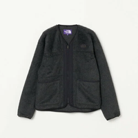 MADE IN MADA PLAS WOOL FLEECE CARDIGAN エリオポール ジャケット・アウター ブルゾン・ジャンパー グレー レッド【送料無料】