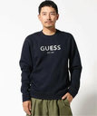 GUESS (M)GUESS Box Cn Sweatshirt ゲス トップス スウェット・トレーナー ネイビー ブラック【送料無料】