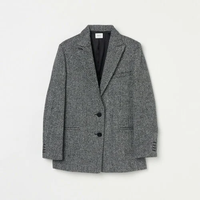 BRILL MONOTONE TWEED JACKET エリオポール ジャケット・アウター その他のジャケット・アウター ブラック【送料無料】