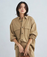 UNITED ARROWS green label relaxing チノ CPO シャツ ユナイテッドアローズ グリーンレーベルリラクシング トップス シャツ・ブラウス ベージュ グレー カーキ【送料無料】