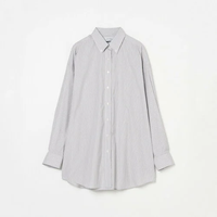 HELIOPOLE BUTTON DOWN BIG SHIRT エリオポール トップス シャツ・ブラウス オレンジ ブラウン ブルー【送料無料】