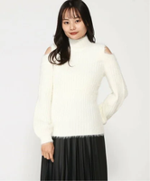 GUESS GUESS/(W)Rib Fuzzy Takara Sweater ゲス トップス ニット ホワイト【送料無料】