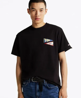 TOMMY JEANS TJM RLX UNI FLAG TIGER TEE トミーヒルフィガー トップス カットソー・Tシャツ【送料無料】