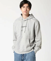 GUESS JEANS GUESS JEANS/(M)Eco Hooded Logo Sweater ゲス トップス パーカー・フーディー グレー ブラック【送料無料】