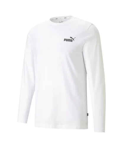 PUMA メンズ ESS NO.1 ロゴ 長袖 Tシャツ