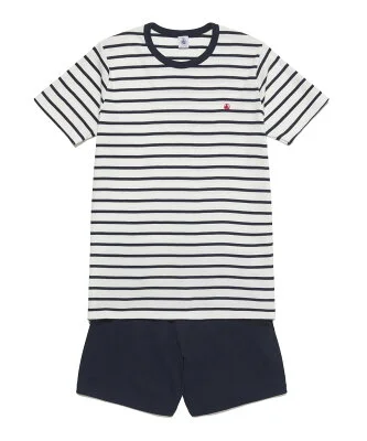 PETIT BATEAU マリニエール半袖パジャマ