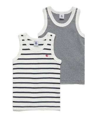 PETIT BATEAU マリニエール&ミラレタンクトップ2枚組