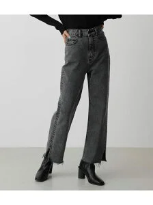 AZUL BY MOUSSY CHEMICAL SLIT DENIM TAPERED