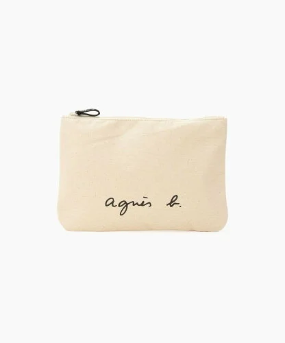 agnes b. VOYAGE WEB限定 GO03-04 ロゴポーチ