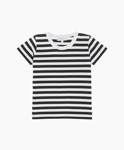 agnes b. ENFANT J008 E TS キッズ ボーダーTシャツ