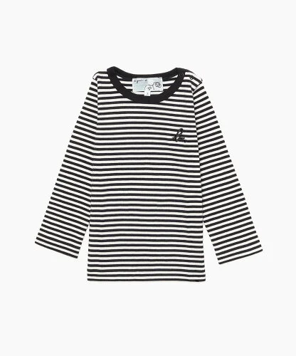 agnes b. ENFANT J190 L TS ベビー ボーダーTシャツ