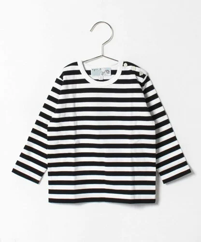agnes b. ENFANT J008 L TS ベビー ボーダーTシャツ