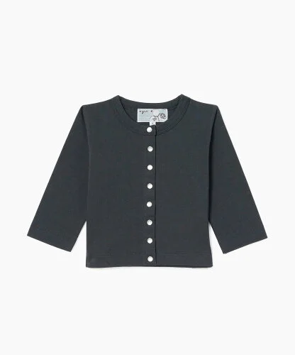agnes b. ENFANT J000 L CARDIGAN ベビーカーティガンプレッション