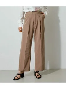 AZUL by moussy TUCK STRAIGHT PANTS