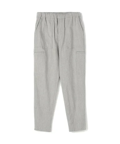 GALERIE VIE コットンリネンストレッチ カーゴパンツ