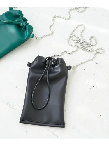 ROPE' PICNIC パールチェーンハンドルソフトミニショルダーバッグ