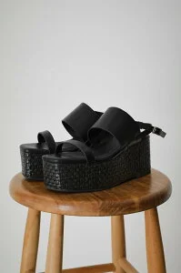 AZUL BY MOUSSY DOUBLE BELT JUTE SANDALS