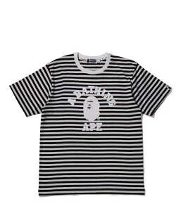 A BATHING APE COLLEGE HOOP TEE M BAPEC