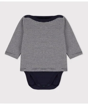 PETIT BATEAU ミラレ長袖ボディ