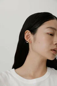 AZUL BY MOUSSY DOUBLE RING EARCUFF