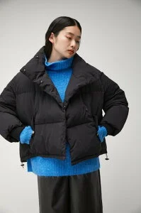 AZUL by moussy BIG COLLAR PADDED COAT