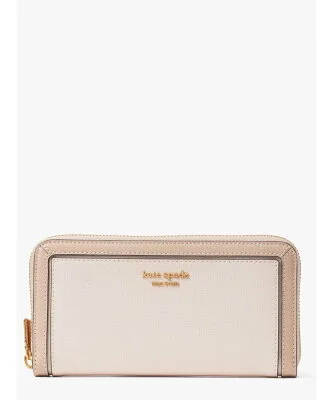 kate spade new york モーガン カラーブロック ジップ アラウンド コンチネンタル ウォレット