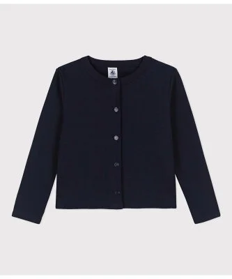 PETIT BATEAU ダブルジャージカーディガン