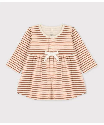 PETIT BATEAU チュビックマリニエールワンピース