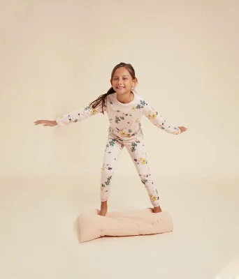 PETIT BATEAU チュビックプリント長袖パジャマ