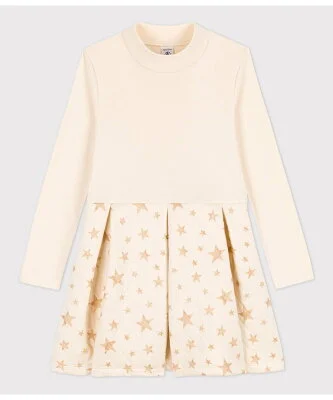 PETIT BATEAU チュビックキルティングプリントワンピース