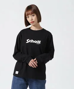 Schott BASIC LOGO LS T-SHIRT/ベーシックロゴ ロングTシャツ