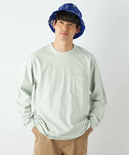 SHIPS any 【SHIPS any別注】LA APPAREL: 8.5oz 長袖 Tシャツ 23SS◇