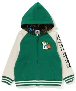 A BATHING APE BABY MILO FRUIT ZIP HOODIE K