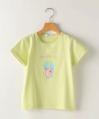 SHIPS KIDS:80~90cm / ドリンク モチーフ 半袖 TEE