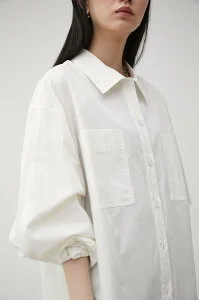 AZUL by moussy RELATECH COTTON LOOSE SHIRT