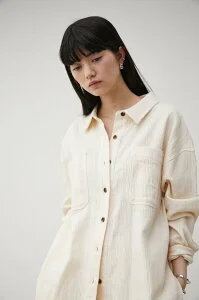 AZUL BY MOUSSY LINEN LIKE LOOSE POCKET SH