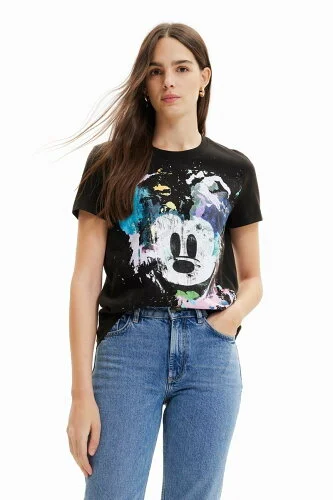 Desigual アーティ ミッキーマウスTシャツ