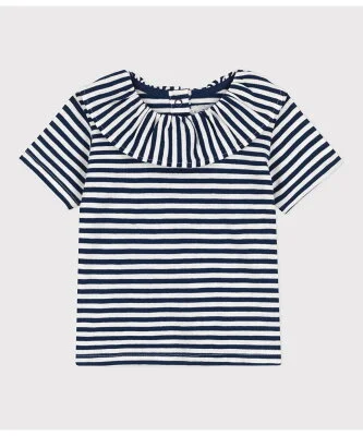 PETIT BATEAU ライトジャージ半袖ブラウス