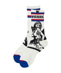 HYSTERIC GLAMOUR GUITAR GIRL スケーターソックス