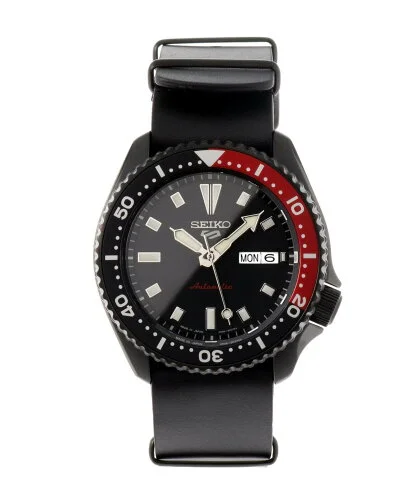 HIROB 【SEIKO 5sports*JOURNAL STANDARD】Limited SBSA189 BLACK*RED