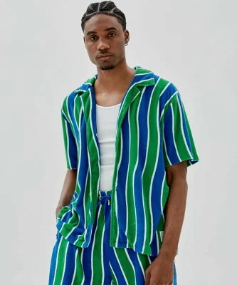 GUESS (M)J Balvin Wavy Camp Shirt